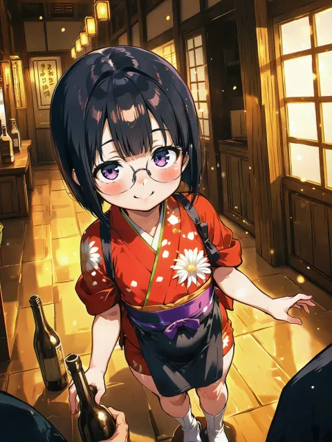 なぜかメガネ