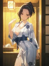 湯上がりの浴衣美人·温泉宿の夜 の投稿作品