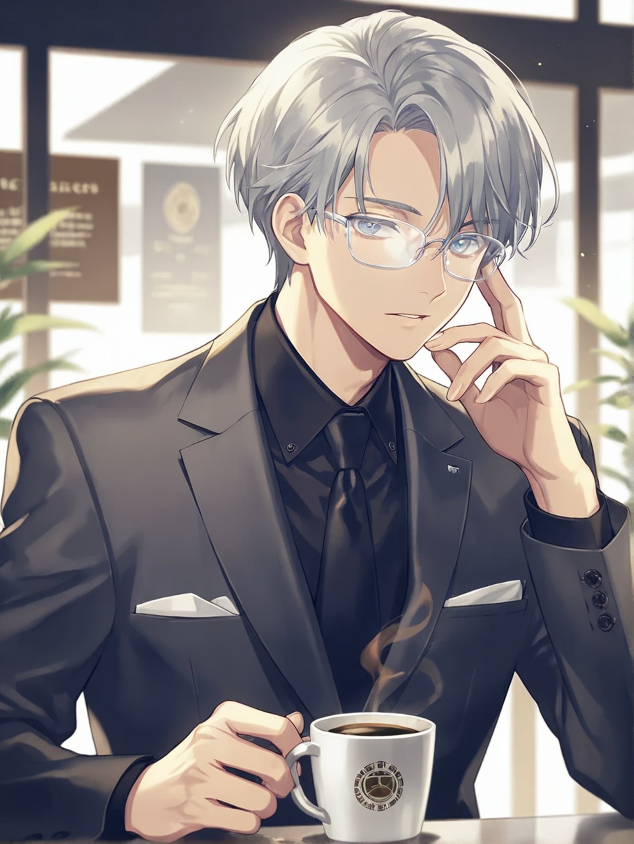 眼鏡男子サラリーマン