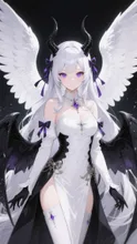 純白の悪魔 — ファンリさんのAIイラスト