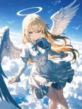 雲の天使降臨