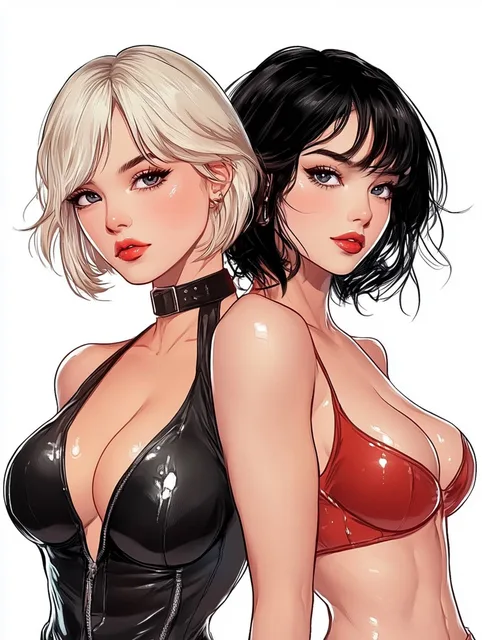 ショートヘアキャラクター