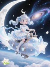 星のお姫様 — 3D・立体風アートのAIイラスト|SUPPART