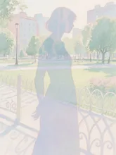 静かなる散歩 — haruru♡さんのAIイラスト