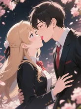 ファーストキス💋 — TakamineさんのAIイラスト
