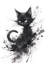 猫です — シルヴァさんのAIイラスト