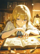栞をはさむ指·読みかけのページに の投稿作品
