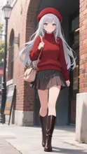 画像生成チャレンジ·秋服コーデ の投稿作品