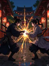 閃光の契り 〜見えざる刃と交わす拳〜 — 侍・武士のAIイラスト｜SUPPART