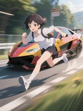 車って遅いんだね