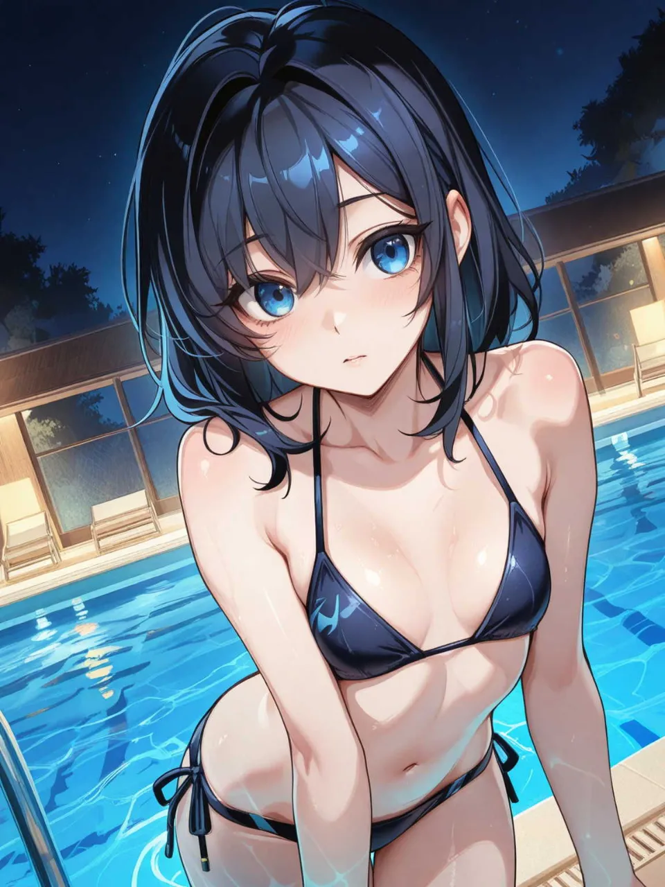 夜型JKは極細ビキニで魅了しちゃう💖