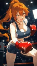 ボクサー美少女·汗と闘志、リングの華 の投稿作品
