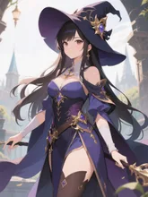 女性の魔法使い