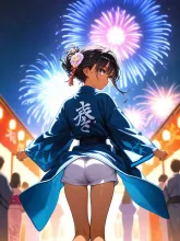 女性花火師·夜空を彩る職人 の投稿作品