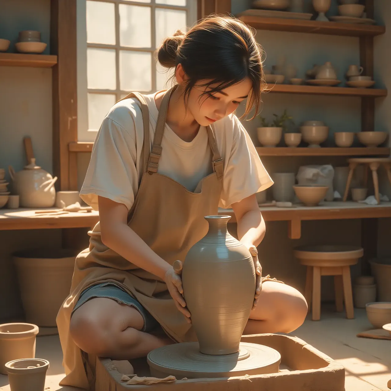 手で育てる