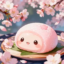 桜餅ちゃま — ももこまさんのAIイラスト