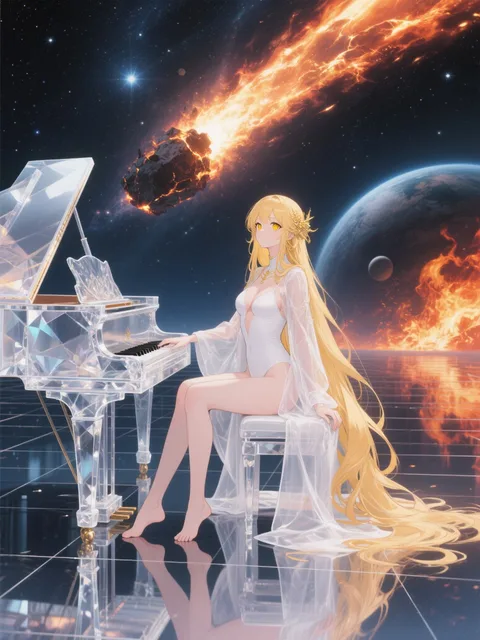 A celestial goddess of cosmic… - ピアニスト♫