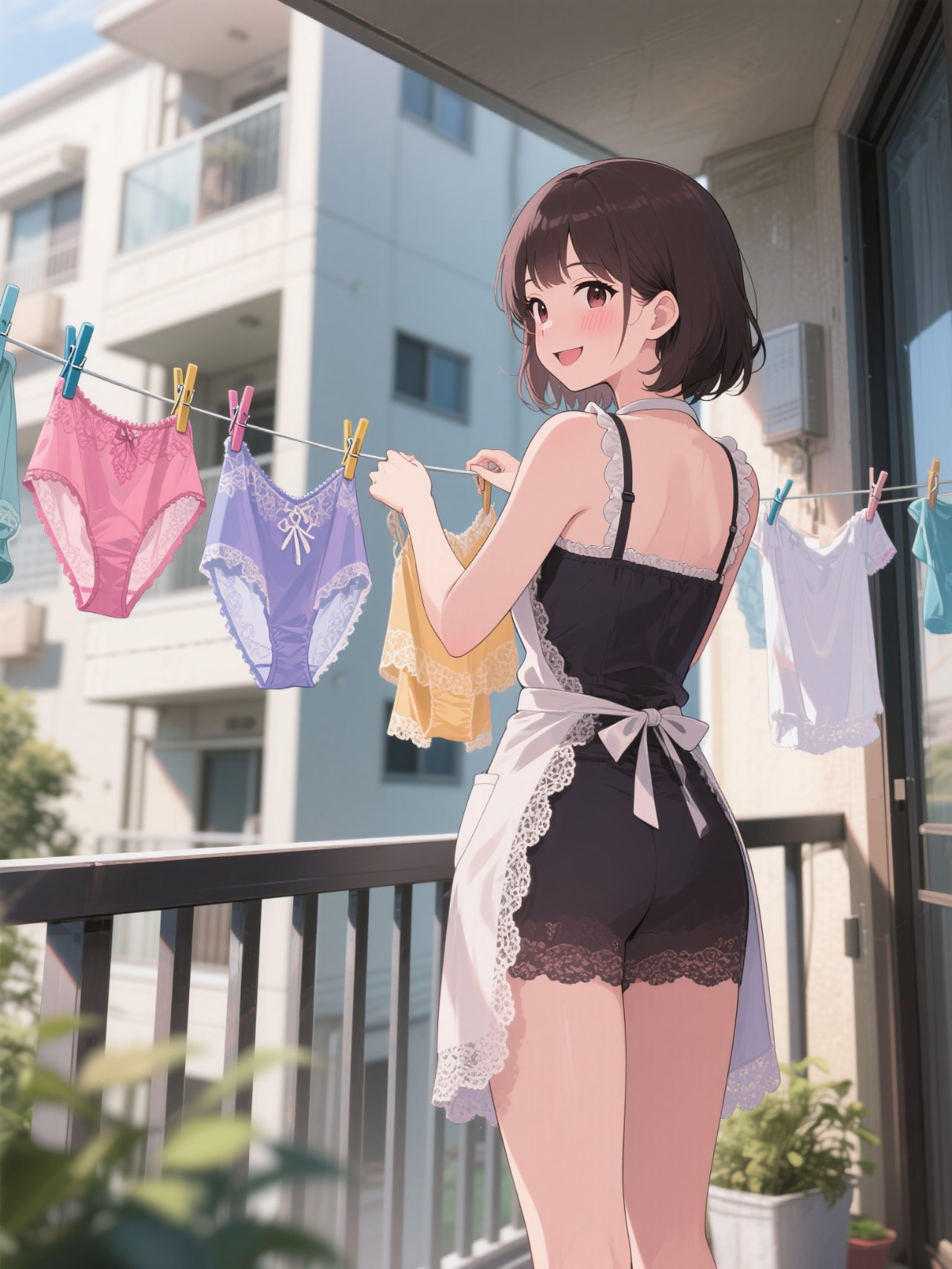 イメージ上の団地妻。(※あくまでイメージです), 高精度アニメ - 画像生成チャレンジ / レッドムーン
