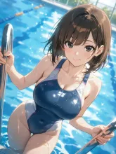 「こちらのジム、初めてですかぁ?」 — 水着・ビキニのAIイラスト|SUPPART