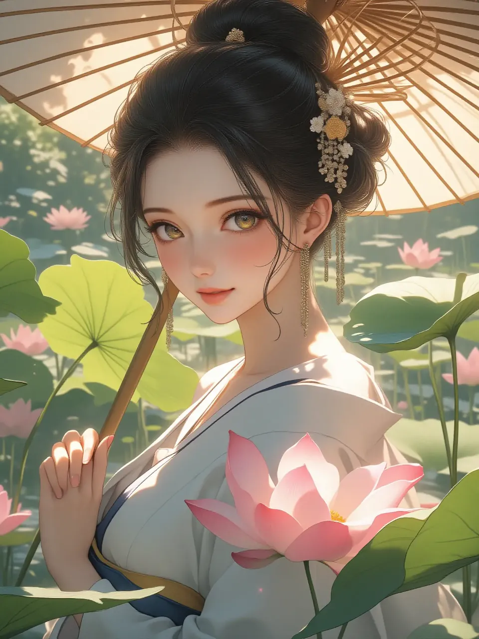 蓮の美女