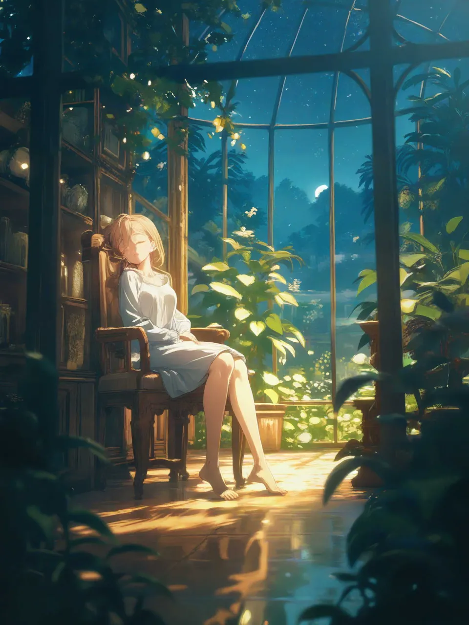 静かな空間 — ちいさんのAIイラスト