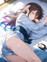 眠い — イズネさんのAIイラスト