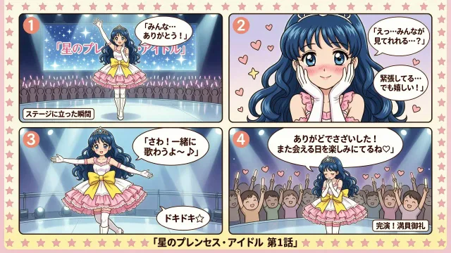 Anime girl 90s anime - 推し4コマ総選挙