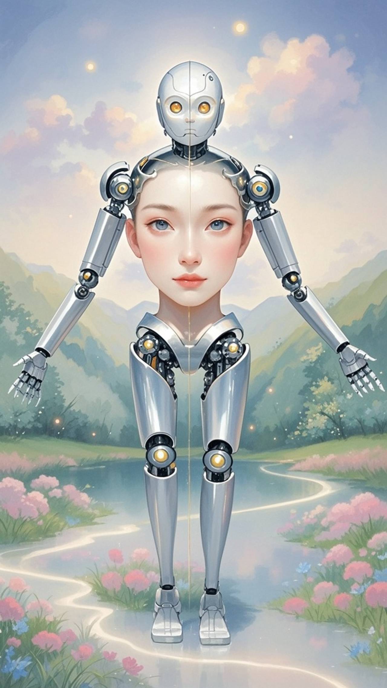 "Mecha-Human Odyssey: In Search of True Identity"