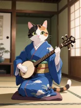 聞いてくださいにゃん🐱 — かずPさんのAIイラスト