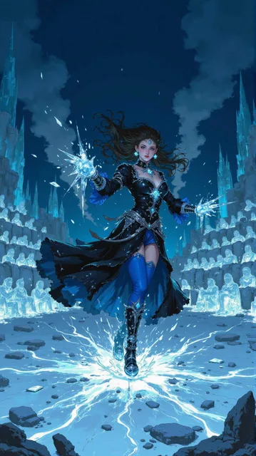 氷の魔女的な