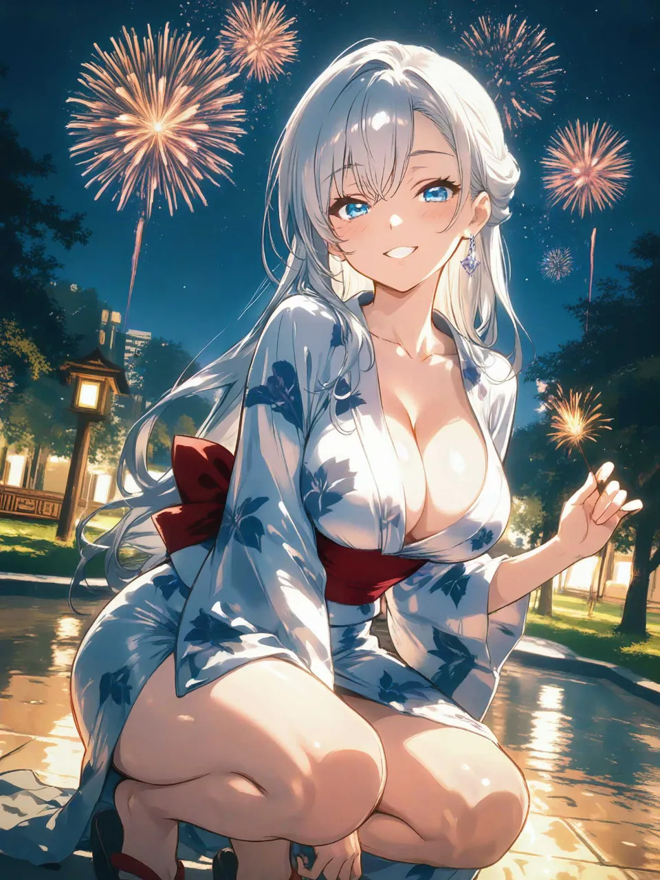 小さな花火大会だね❤️