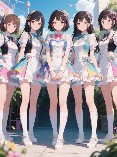 清楚なアイドルグループ