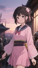 女子高生が戦国時代にタイムスリップ