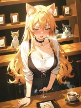 猫カフェの午後·チャレンジ の投稿作品