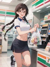 「穂蔵　灯子(ほのぐら　とうこ)」コンビニバイト中