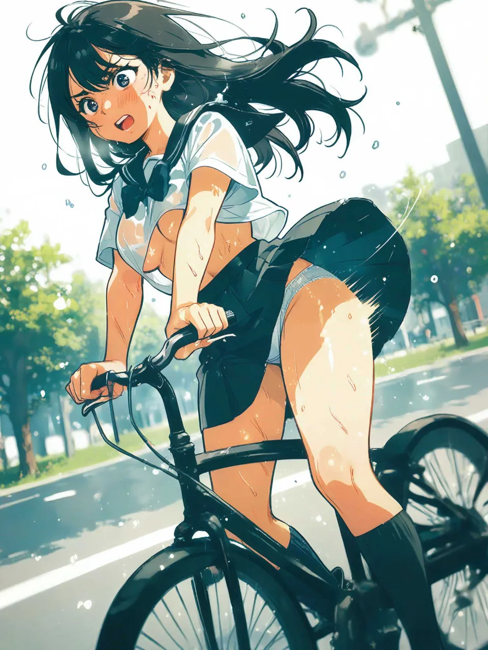 「もうっこの風ヤダー!」