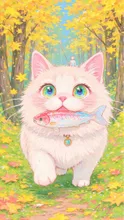 釣ったにゃ♪