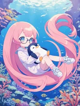 ペンギンと一緒に