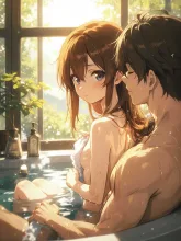 父の日だから一緒にお風呂に入ってあげる❣️