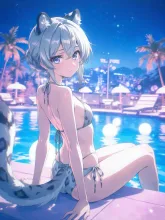 寂しげ