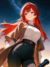 女性天文学者·星空を見上げて の投稿作品