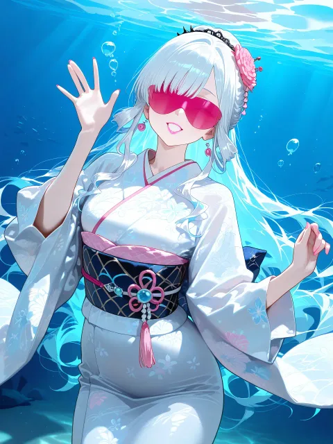 サングラス掛けた乙姫様