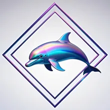 虹色イルカ