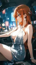夜のドライブ·ネオン滲む助手席へ の投稿作品