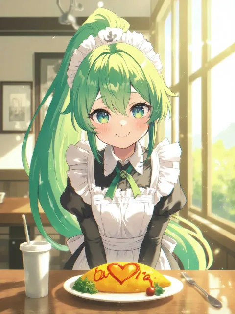ハートが上手くできました