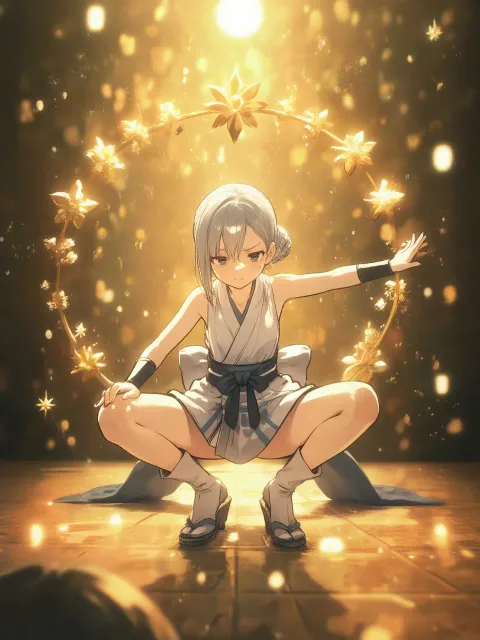fancy kawaii illustration - 相撲取り