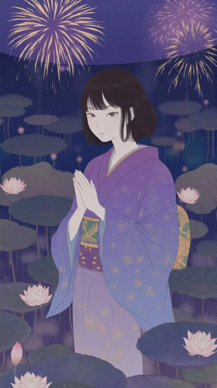 蓮の花 幽玄の恋 .1178