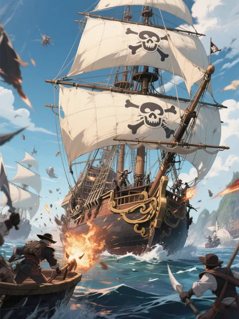 海賊船🏴☠️②