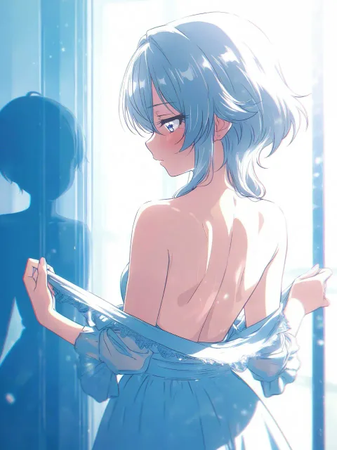 Back fully exposed - 背中全部