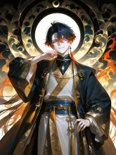炎の男 vs 闇の男·男性キャラで挑む夜 の投稿作品